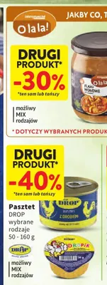 Pasztet Drop wybrane rodzaje promocja w Intermarche