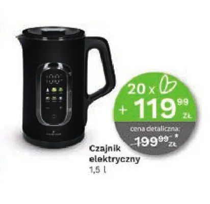 Czajnik elektryczny 1,5 l Zwieger promocja w Stokrotka
