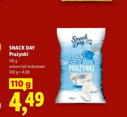 Prażynki solone Snack Day promocja w Lidl