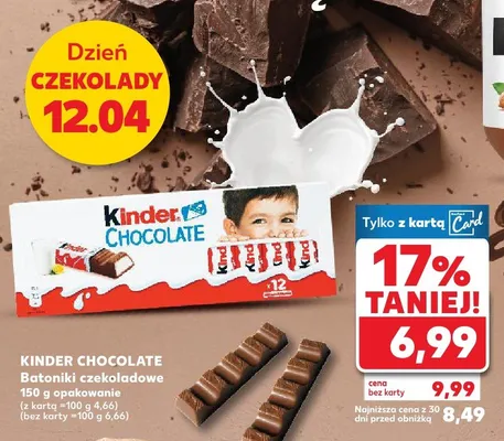 Batoniki czekoladowe promocja w Kaufland