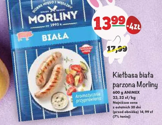 Kiełbasa biała parzona promocja w Arhelan