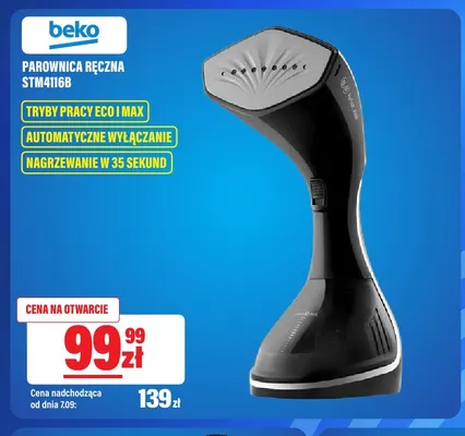 Parownica ręczna Beko STM4116B promocja w RTV EURO AGD