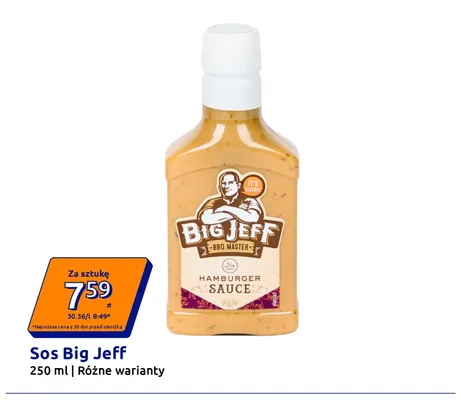 Sos hamburgerowy Big Jeff promocja w Action
