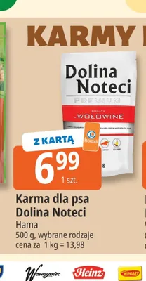 Karma dla psa Dolina Noteci Premium promocja w Leclerc