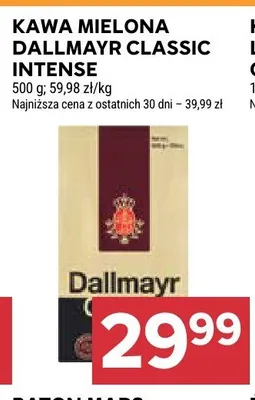 Kawa mielona Dallmayr Classic Intense promocja w Stokrotka