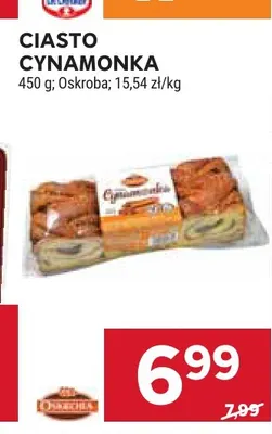 Ciasto Cynamonka Oskroba promocja w Stokrotka