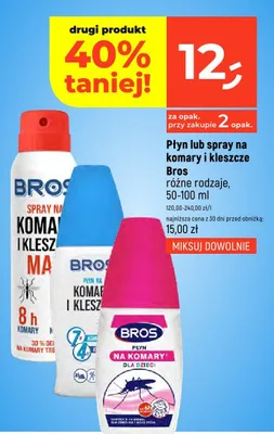 Płyn lub spray na komary i kleszcze różne rodzaje promocja w Dealz