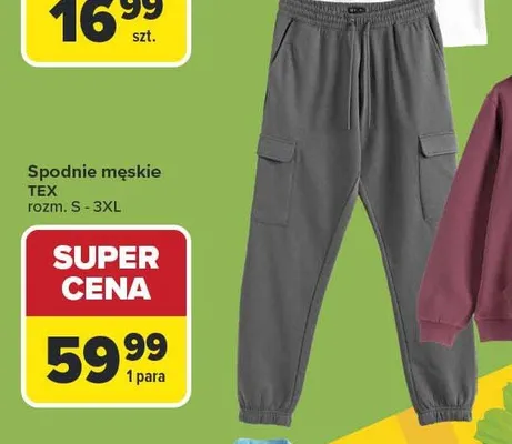 Spodnie męskie promocja w Carrefour