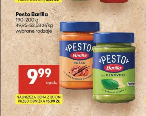 Pesto Barilla Genovese promocja w Delikatesy Centrum