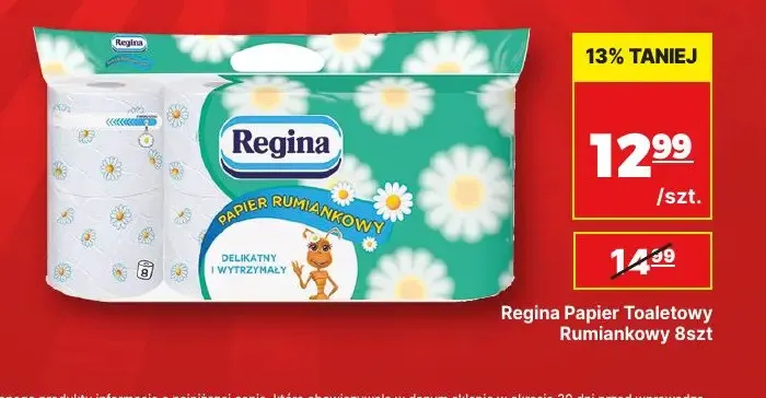Papier toaletowy rumiankowy 8-pak Regina promocja w API Market