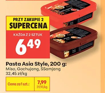 Pasta Asia Style Gochujang promocja w Biedronka