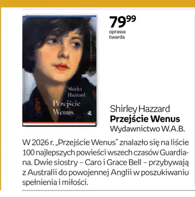 Książka Przejście Wenus promocja w Empik