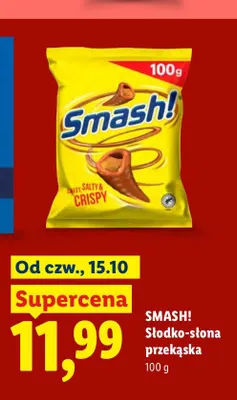 Słodko-słona przekąska Smash! promocja w Lidl