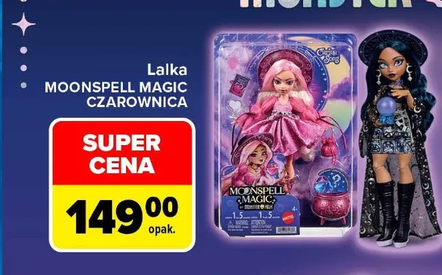 Lalka Moonspell Magic czarownica Monster High promocja w Carrefour