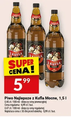 Piwo Najlepsze z Kufla Mocne promocja w Twój Market