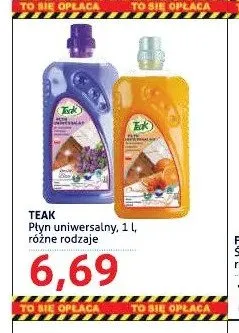 Płyn uniwersalny Teak Kwiaty polne promocja w Blue Stop