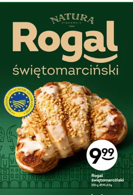Rogal świętomarciński Natura promocja w Żabka