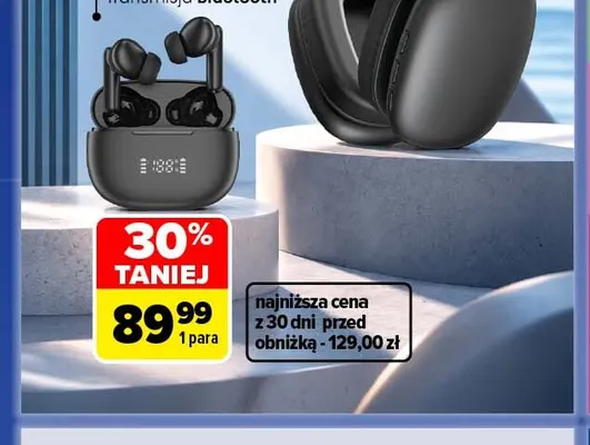Słuchawki bezprzewodowe Audeeo Navigator promocja w Carrefour