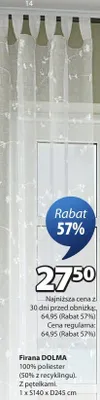 Firana DOLMA promocja w Jysk
