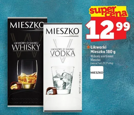 Likworki o smaku Vodka Mieszko promocja w TOPAZ