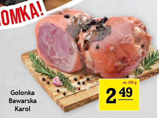 Golonka Bawarska Karol promocja w Gram Market