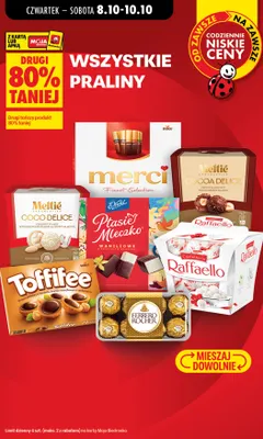 Praliny Toffifee promocja w Biedronka