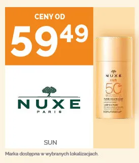 Preparat do opalania Nuxe Sun SPF 50 promocja w Ziko Dermo