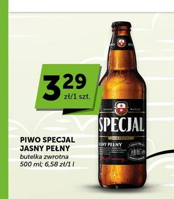 Piwo Specjal Jasny Pełny promocja w ABC