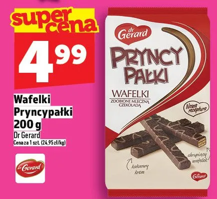 Wafelki pryncypałki 200g promocja w TOPAZ