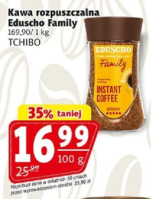 Kawa rozpuszczalna Eduscho Family promocja w Prim Market
