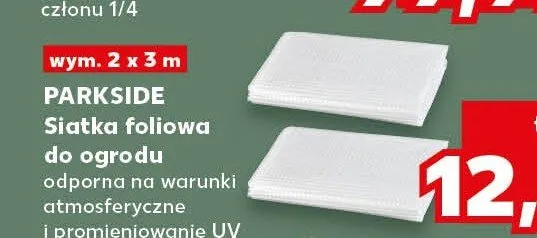 Siatka foliowa do ogrodu Parkside promocja w Kaufland