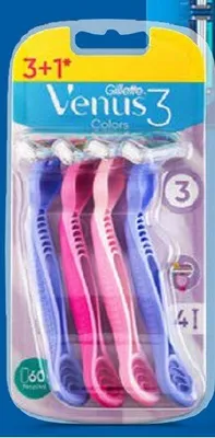 Maszynka do golenia Gillette Venus 3 Colors promocja w Lidl
