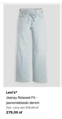 Jeansy Relaxed Fit jasnoniebieski denim Levi's promocja w Lounge by Zalando