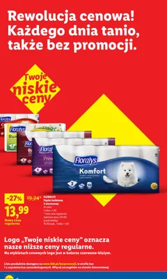 Papier toaletowy 3-warstwowy promocja w Lidl