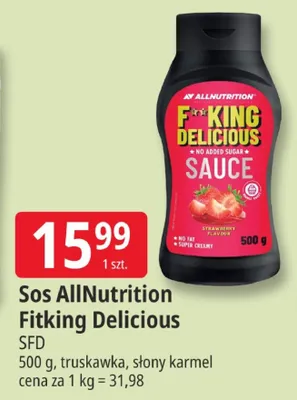 Sos AllNutrition Fitking Delicious promocja w Leclerc