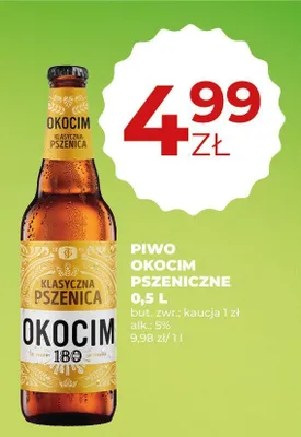 Piwo Okocim Pszeniczne promocja w Duży Ben