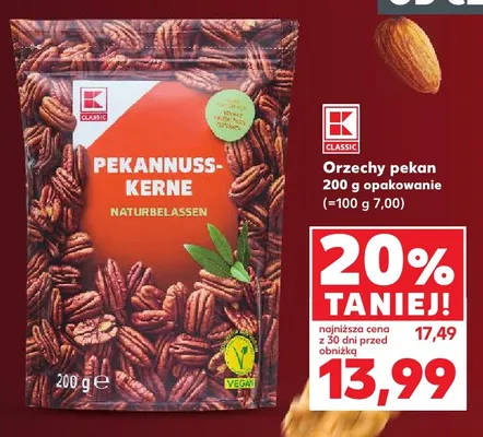 Orzechy pekan K-Classic promocja w Kaufland
