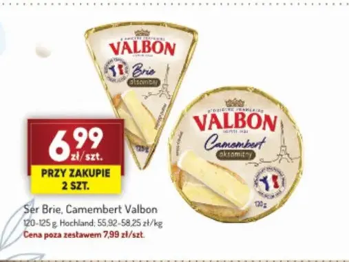 Ser Camembert Valbon promocja w Avita