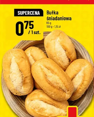 Bułka śniadaniowa promocja w POLOmarket