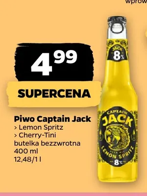 Piwo Captain Jack Lemon Spritz promocja w Netto