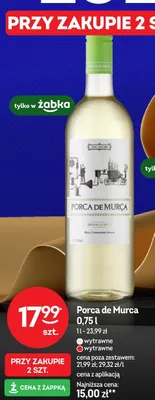 Wino Porca de Murca białe wytrawne promocja w Żabka