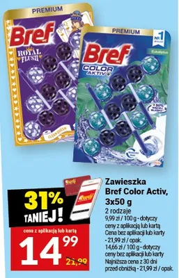 Zawieszka do WC Bref Color Activ promocja w Twój Market