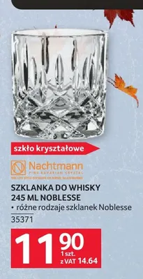Szklanka do whisky 245 ml Noblesse Nachtmann promocja w Selgros