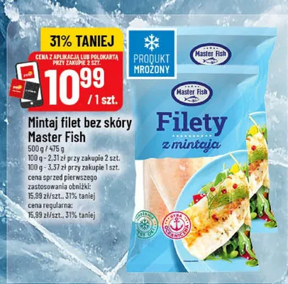 Mintaj filet bez skóry promocja w POLOmarket