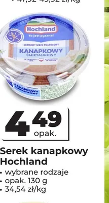 Serek kanapkowy Hochland promocja w Odido