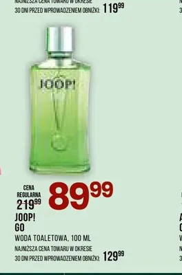 Woda toaletowa Joop! Go promocja w Drogerie Natura