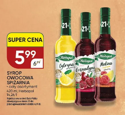 Syrop Owocowa Spiżarnia Herbapol promocja w Chata Polska
