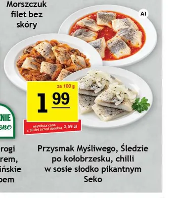 Śledzie po kołobrzesku Seko promocja w Gram Market