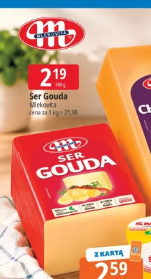 Ser Gouda Mlekovita promocja w Leclerc