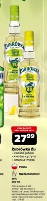 Żubrówka Żu promocja w Netto